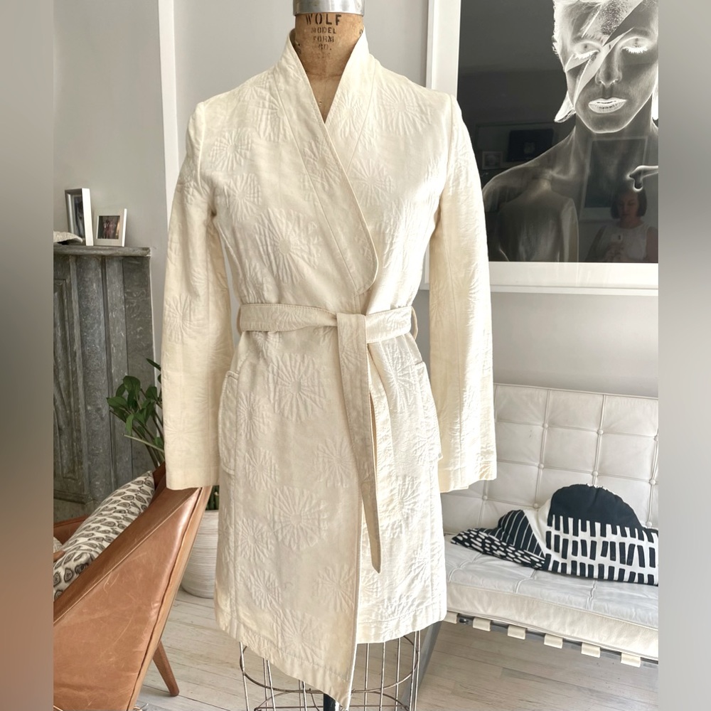Ungaro brocade car coat